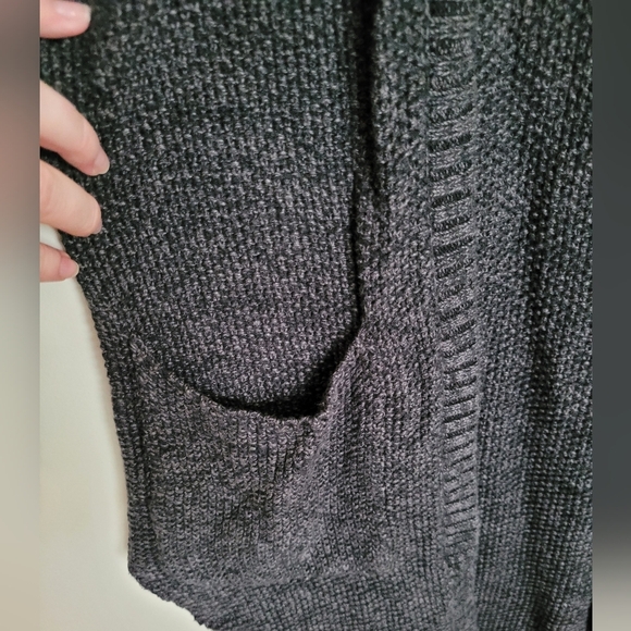 American Eagle Outfitters Knit Gray Long Cardigan Sweater Size Small - Picture 3 of 5